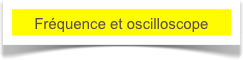 Fréquence et oscilloscope